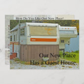 Particuliere geldverandering adreskaartje - gasthu aankondiging (Voorkant / Achterkant)