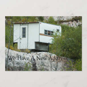 Particuliere geldverandering adreskaartje - verlor aankondiging