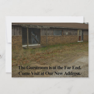 Particuliere geldverandering van adreskaart: Guest Aankondiging