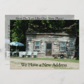 Particuliere geldverandering van adreskaart: Logca Aankondiging (Voorkant / Achterkant)