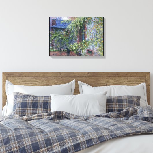 "Particuliere hoek" Canvas Afdruk (Insitu (Slaapkamer))