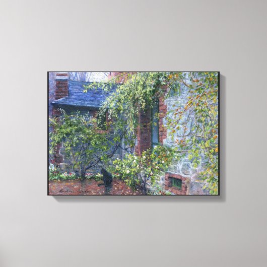 "Particuliere hoek" Canvas Afdruk (Voorkant)