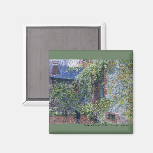 "Particuliere hoek" Magneet (Voorkant / Achterkant)