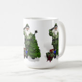 Particuliere kerstman koffiemok (Voorkant rechts)