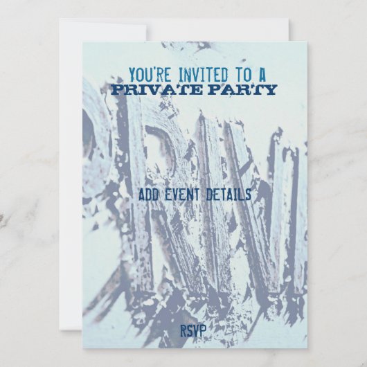 Particuliere mannelijke Mannen Kaart (Achterkant)