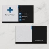 Particuliere medische arts eerste hulp visitekaartje (Voorkant / Achterkant)