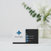 Particuliere medische arts eerste hulp visitekaartje (Staand voorkant)