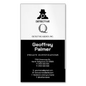 Particuliere onderzoeken | Rechercheur Magnetisch Visitekaartje (Voorkant Verticaal)