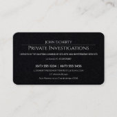 Particuliere onderzoeken | Rechercheur Visitekaartje (Voorkant)