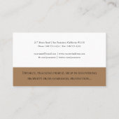 Particuliere onderzoeken | Rechercheur Visitekaartje (Achterkant)