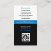 Particuliere onderzoeken | Rechercheur Visitekaartje (Achterkant)