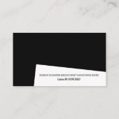 Particuliere onderzoeken | Rechercheur Visitekaartje (Achterkant)