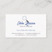 Particuliere onderzoeken | Rechercheur Visitekaartje (Voorkant)