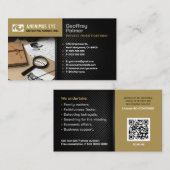 Particuliere onderzoeken | Rechercheur Visitekaartje (Voorkant / Achterkant)