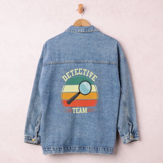 Particuliere onderzoeker Geheime Spy Retro recherc Denim Jacket (Hangar)