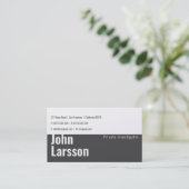 Particuliere onderzoeker | rechercheur visitekaartje (Staand voorkant)