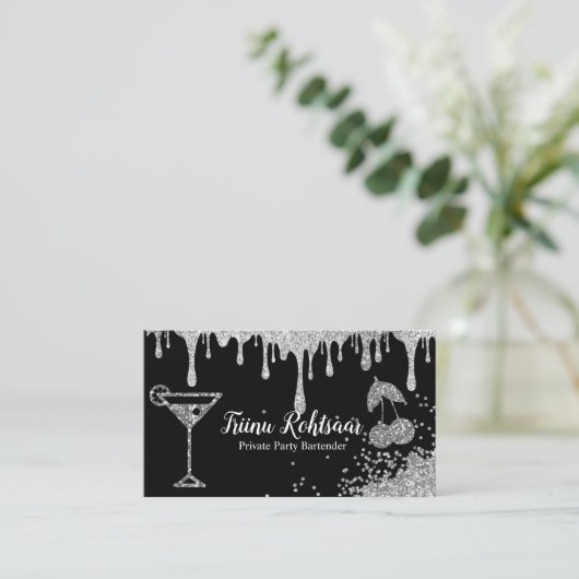 Particuliere partij Bartender Visitekaartje (Staand voorkant)