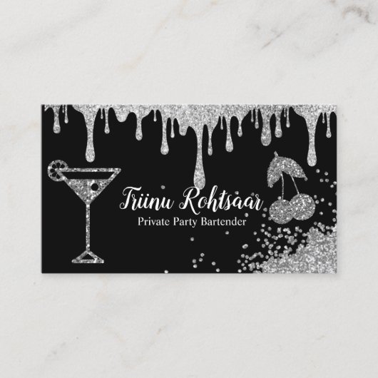 Particuliere partij Bartender Visitekaartje (Voorkant)