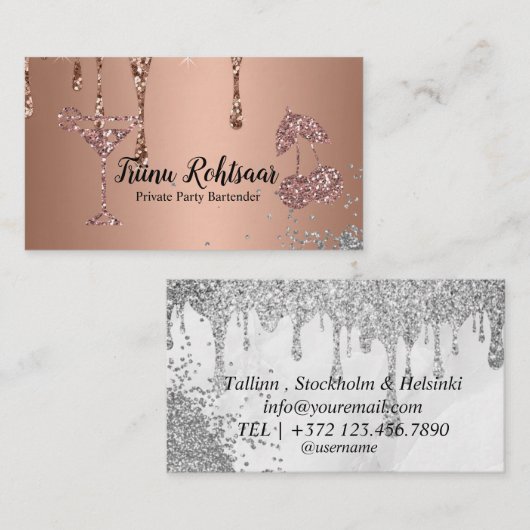 Particuliere partij visitekaartje (Voorkant / Achterkant)