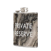 Particuliere reserve Graniet Swirls Flask Heupfles (Links)