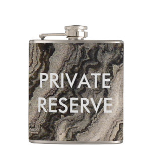 Particuliere reserve Graniet Swirls Flask Heupfles