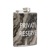 Particuliere reserve Graniet Swirls Flask Heupfles (Rechts)