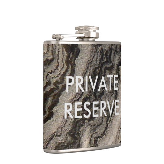 Particuliere reserve Graniet Swirls Flask Heupfles (Rechts)