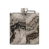 Particuliere reserve Graniet Swirls Flask Heupfles (Achterkant)