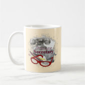 Particuliere secretaris koffiemok (Links)