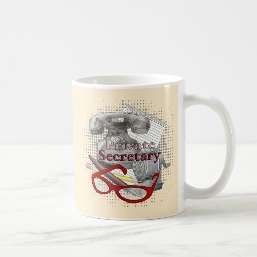 Particuliere secretaris koffiemok (Rechts)