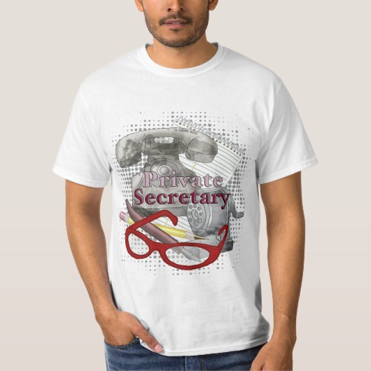 Particuliere Secretaris T-shirt (Voorkant)