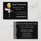 Particuliere verpleegkundigen, groot visitekaartje (Voorkant / Achterkant)