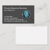 Particuliere Visitekaartjes voor onderzoek en veil (Voorkant / Achterkant)