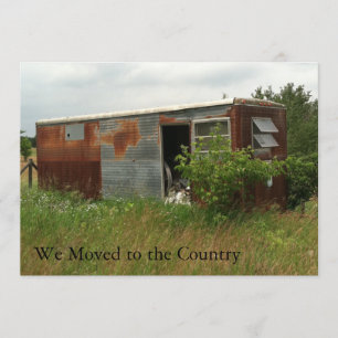 Particuliere wijziging van adreskaart: Verplaatst  Aankondiging