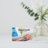 Particuliere zorgverlener visitekaartje (Staand voorkant)