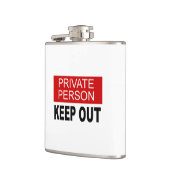 Particulieren buiten heupfles (Links)