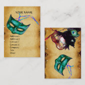 PARTIJ 1, MASQUERADE VISITEKAARTJE (Voorkant / Achterkant)