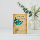 PARTIJ 1, MASQUERADE VISITEKAARTJE (Staand voorkant)