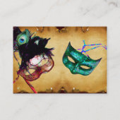 PARTIJ 1, MASQUERADE VISITEKAARTJE (Achterkant)