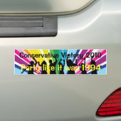 partij 2010 bumpersticker (Op auto)