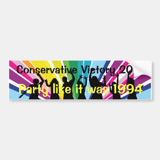 partij 2010 bumpersticker (Voorkant)