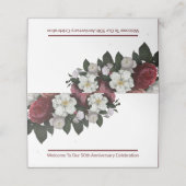 Partij 50e Jubileum - Plaatskaartje (Buitenkant ongevouwen)