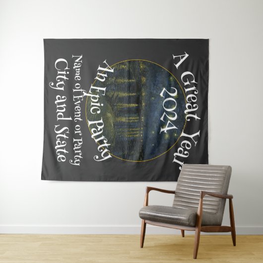 Partij A Groot Jaar Een Epische Feest Wandkleed (In Situ (horizontaal))