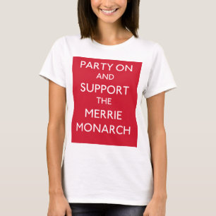 PARTIJ AAN EN STEUNT DE MERRIE MONARCH - T-shirt