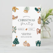 Partij Aankondiging Jingle en Mingle xmas feest (Staand voorkant)