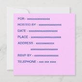 Partij afstudeerder - kaart (Achterkant)