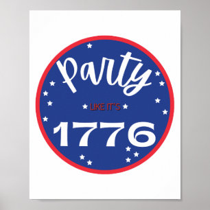 Partij als 1776 poster