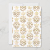 Partij als een ananas 25th Wedding Jubileum Kaart (Achterkant)