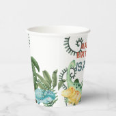 Partij als een Dinosaur Birthday Papieren Bekers (Rechts)