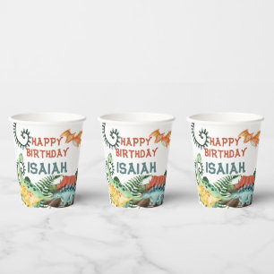 Partij als een Dinosaur Birthday Papieren Bekers